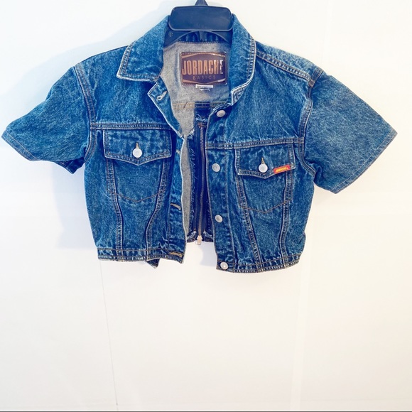 Jordache Jackets \u0026 Coats | Vintage Jordache Denim Bolero Jacket Sz Small | Color: Blue | Size: S | Pm-83977818's Closet
